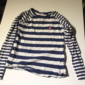 U.S. ROLO ASSN. long sleeve little girls